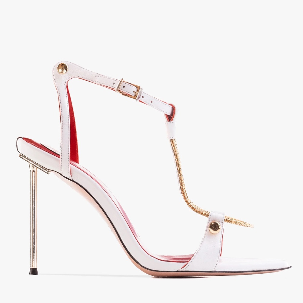 HARDOT RICH B*TCH STILETTO STRAPPY HEELS SIZE 41